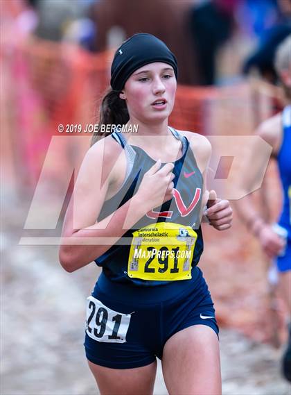 Thumbnail 3 in CIF State Cross Country Championships (Girls D4 Race) photogallery.