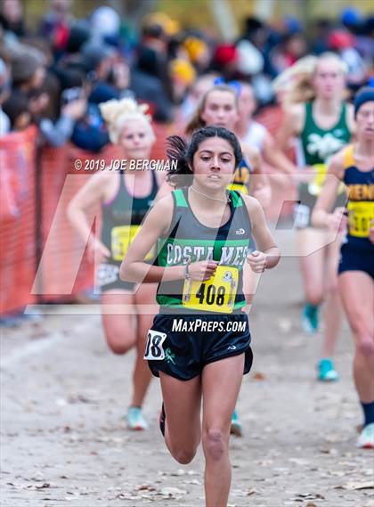 Thumbnail 1 in CIF State Cross Country Championships (Girls D4 Race) photogallery.