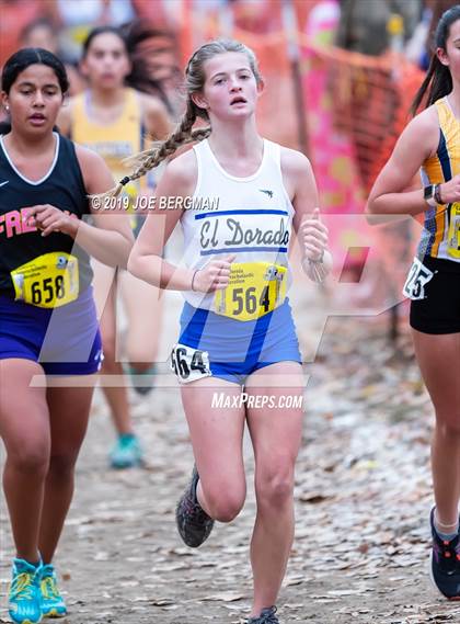 Thumbnail 2 in CIF State Cross Country Championships (Girls D4 Race) photogallery.