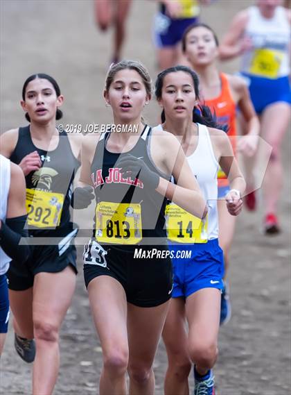 Thumbnail 2 in CIF State Cross Country Championships (Girls D4 Race) photogallery.