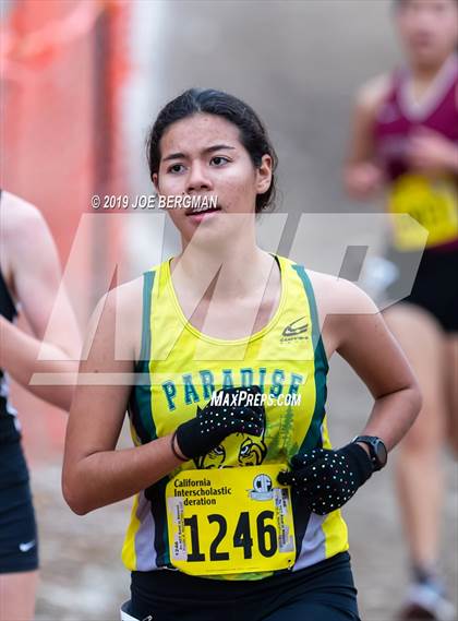 Thumbnail 1 in CIF State Cross Country Championships (Girls D4 Race) photogallery.