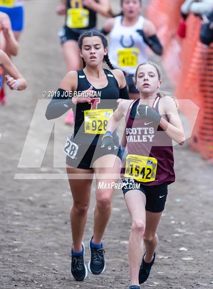 Thumbnail 3 in CIF State Cross Country Championships (Girls D4 Race) photogallery.
