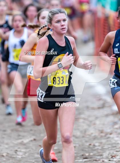 Thumbnail 1 in CIF State Cross Country Championships (Girls D4 Race) photogallery.