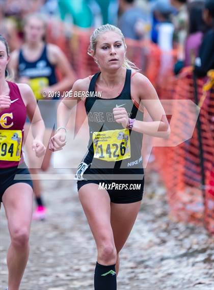 Thumbnail 2 in CIF State Cross Country Championships (Girls D4 Race) photogallery.
