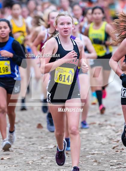 Thumbnail 1 in CIF State Cross Country Championships (Girls D4 Race) photogallery.