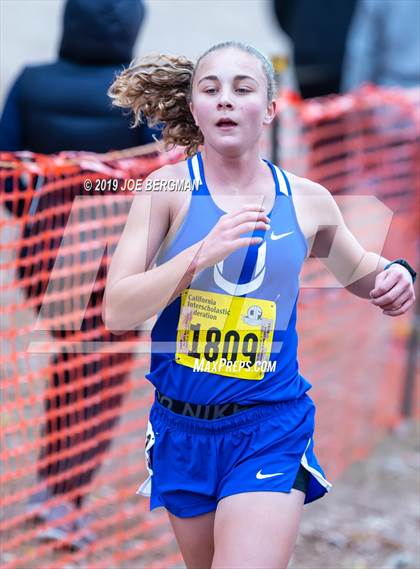 Thumbnail 3 in CIF State Cross Country Championships (Girls D4 Race) photogallery.