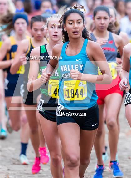 Thumbnail 2 in CIF State Cross Country Championships (Girls D4 Race) photogallery.