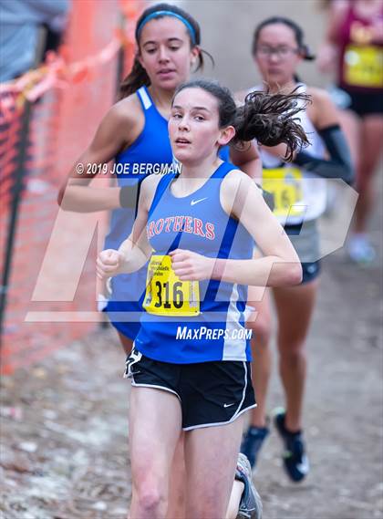 Thumbnail 3 in CIF State Cross Country Championships (Girls D4 Race) photogallery.