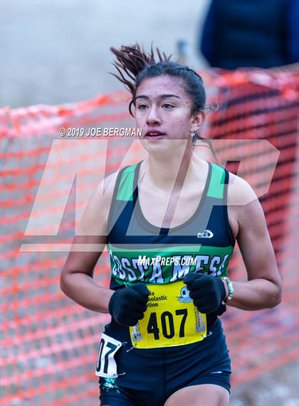 Thumbnail 3 in CIF State Cross Country Championships (Girls D4 Race) photogallery.