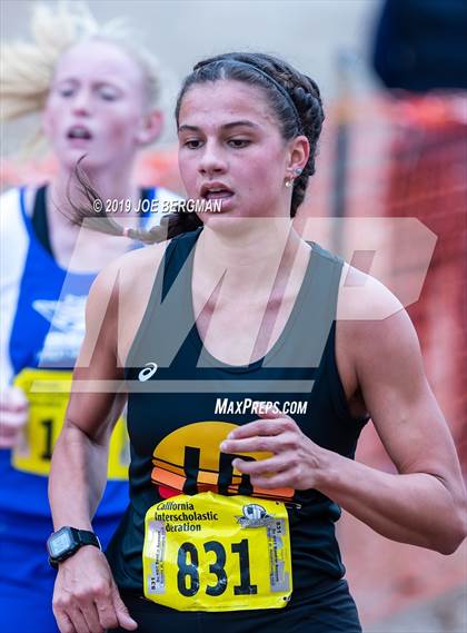 Thumbnail 2 in CIF State Cross Country Championships (Girls D4 Race) photogallery.