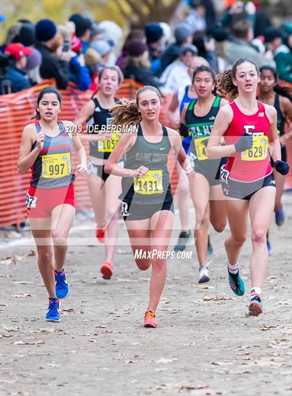 Thumbnail 1 in CIF State Cross Country Championships (Girls D4 Race) photogallery.
