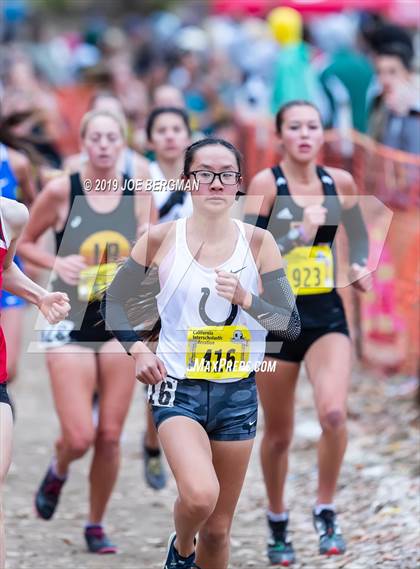 Thumbnail 1 in CIF State Cross Country Championships (Girls D4 Race) photogallery.