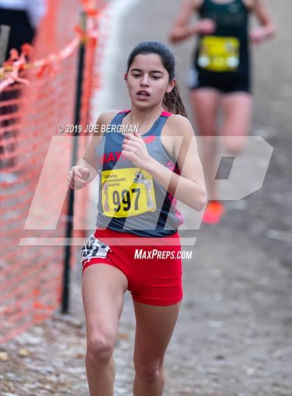 Thumbnail 1 in CIF State Cross Country Championships (Girls D4 Race) photogallery.