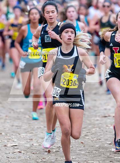 Thumbnail 1 in CIF State Cross Country Championships (Girls D4 Race) photogallery.