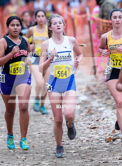 Thumbnail 3 in CIF State Cross Country Championships (Girls D4 Race) photogallery.