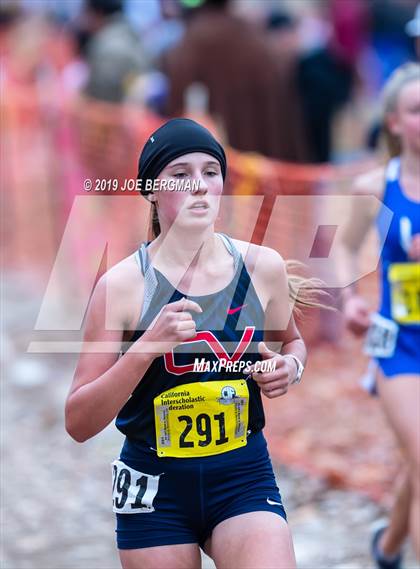 Thumbnail 2 in CIF State Cross Country Championships (Girls D4 Race) photogallery.