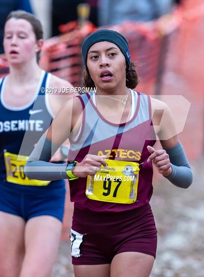 Thumbnail 1 in CIF State Cross Country Championships (Girls D4 Race) photogallery.