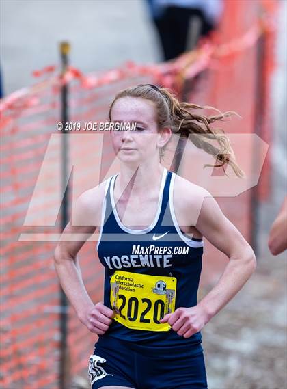 Thumbnail 1 in CIF State Cross Country Championships (Girls D4 Race) photogallery.