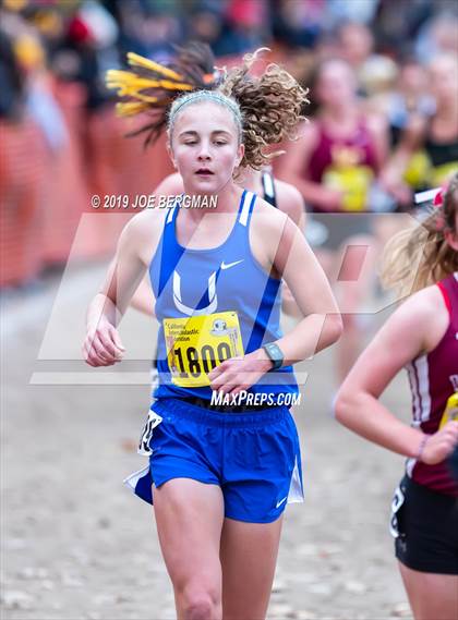 Thumbnail 2 in CIF State Cross Country Championships (Girls D4 Race) photogallery.