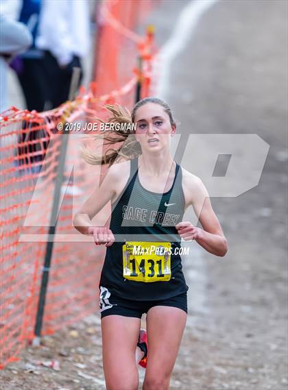 Thumbnail 2 in CIF State Cross Country Championships (Girls D4 Race) photogallery.