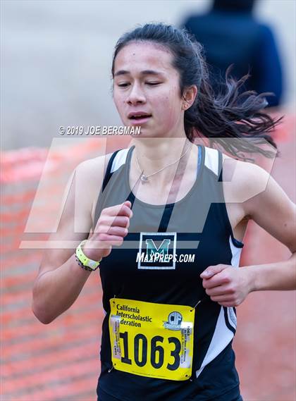 Thumbnail 1 in CIF State Cross Country Championships (Girls D4 Race) photogallery.