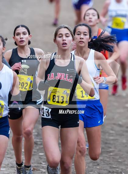 Thumbnail 1 in CIF State Cross Country Championships (Girls D4 Race) photogallery.
