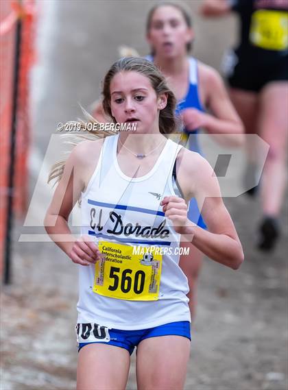 Thumbnail 1 in CIF State Cross Country Championships (Girls D4 Race) photogallery.