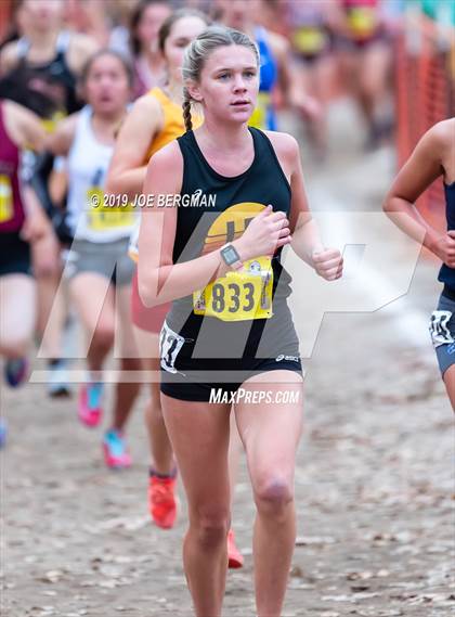 Thumbnail 3 in CIF State Cross Country Championships (Girls D4 Race) photogallery.