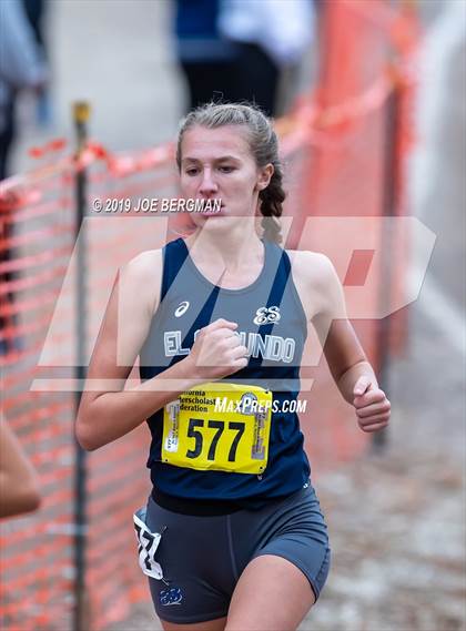 Thumbnail 2 in CIF State Cross Country Championships (Girls D4 Race) photogallery.