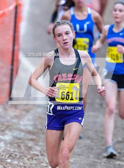 Thumbnail 1 in CIF State Cross Country Championships (Girls D4 Race) photogallery.