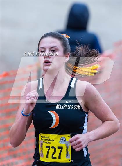 Thumbnail 3 in CIF State Cross Country Championships (Girls D4 Race) photogallery.