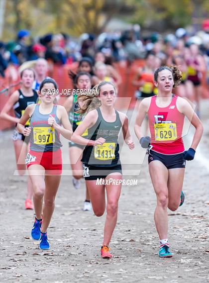 Thumbnail 2 in CIF State Cross Country Championships (Girls D4 Race) photogallery.