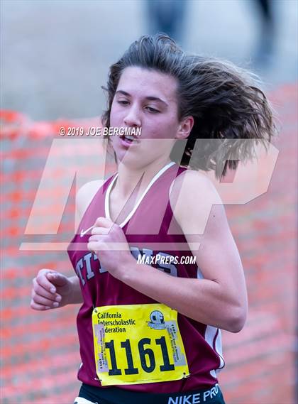 Thumbnail 1 in CIF State Cross Country Championships (Girls D4 Race) photogallery.