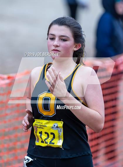 Thumbnail 2 in CIF State Cross Country Championships (Girls D4 Race) photogallery.