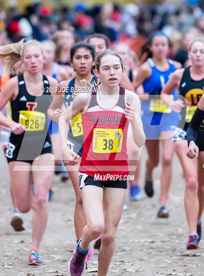 Thumbnail 3 in CIF State Cross Country Championships (Girls D4 Race) photogallery.