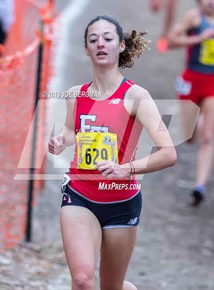 Thumbnail 2 in CIF State Cross Country Championships (Girls D4 Race) photogallery.