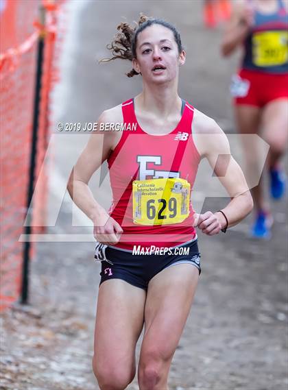 Thumbnail 3 in CIF State Cross Country Championships (Girls D4 Race) photogallery.