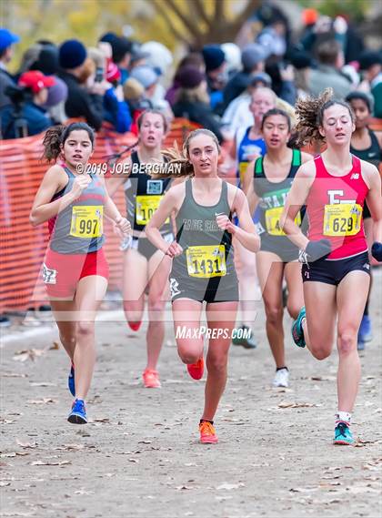 Thumbnail 2 in CIF State Cross Country Championships (Girls D4 Race) photogallery.