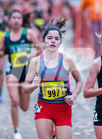 Thumbnail 3 in CIF State Cross Country Championships (Girls D4 Race) photogallery.