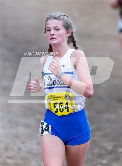 Thumbnail 2 in CIF State Cross Country Championships (Girls D4 Race) photogallery.