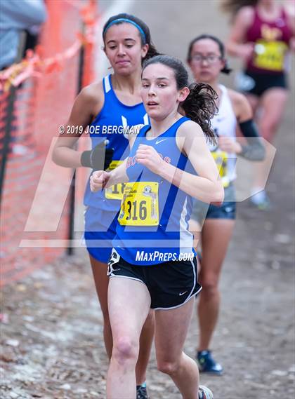 Thumbnail 2 in CIF State Cross Country Championships (Girls D4 Race) photogallery.