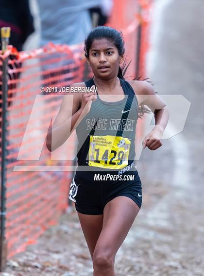Thumbnail 2 in CIF State Cross Country Championships (Girls D4 Race) photogallery.