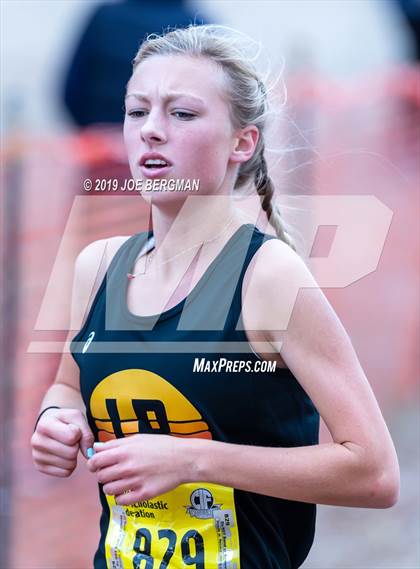Thumbnail 1 in CIF State Cross Country Championships (Girls D4 Race) photogallery.