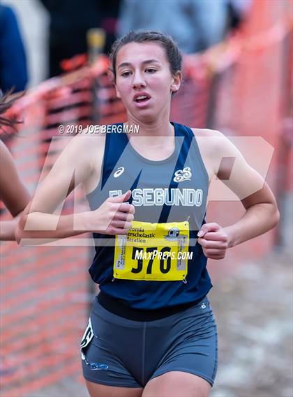 Thumbnail 2 in CIF State Cross Country Championships (Girls D4 Race) photogallery.