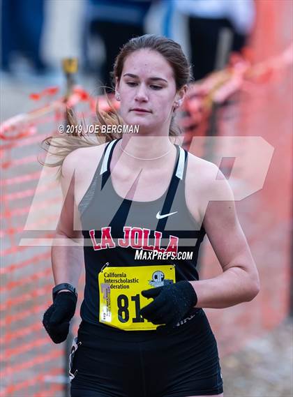 Thumbnail 3 in CIF State Cross Country Championships (Girls D4 Race) photogallery.