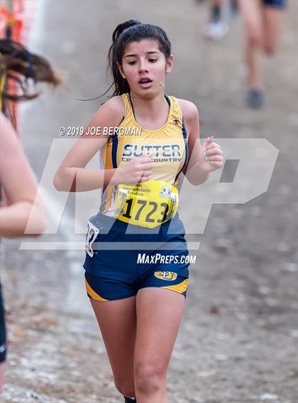Thumbnail 3 in CIF State Cross Country Championships (Girls D4 Race) photogallery.