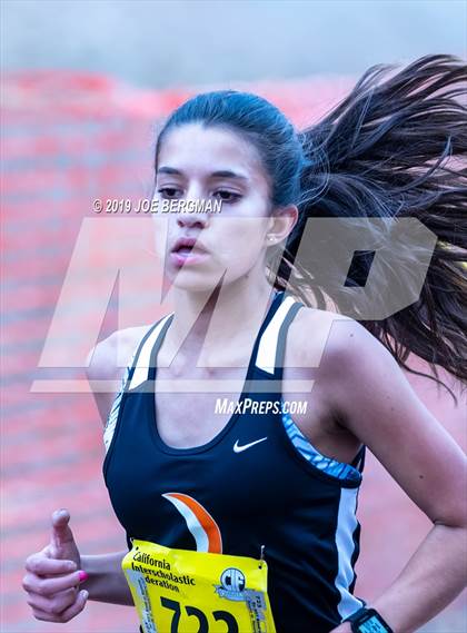 Thumbnail 1 in CIF State Cross Country Championships (Girls D4 Race) photogallery.