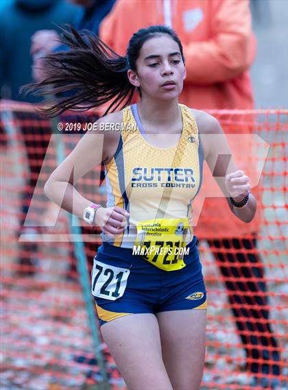 Thumbnail 3 in CIF State Cross Country Championships (Girls D4 Race) photogallery.