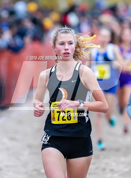 Thumbnail 3 in CIF State Cross Country Championships (Girls D4 Race) photogallery.