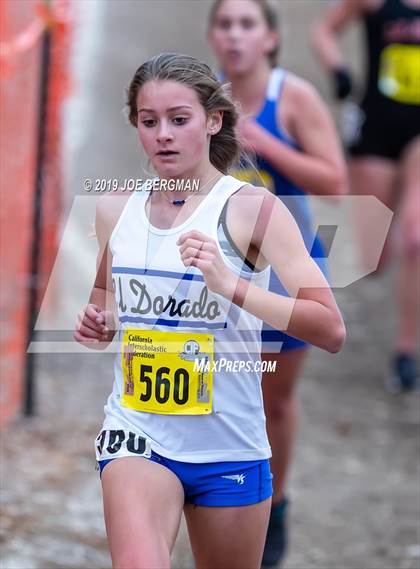 Thumbnail 2 in CIF State Cross Country Championships (Girls D4 Race) photogallery.